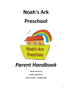 Noah`s Ark handbook 2015-2016 FINAL