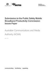 Australian Communications and Media Authority (ACMA)