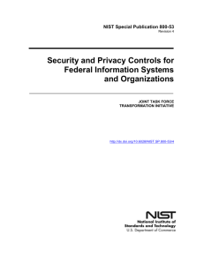 (Rev 4) - Security and Privacy Controls for Federal