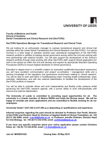 Job Description - Jobs at the University of Leeds