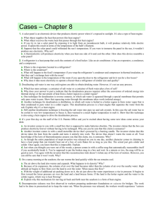 Cases – Chapter 8 1. A solar panel is an electronic device that