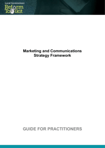 Marketing and Communications Framework