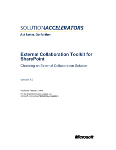 Choosing an External Collaboration Solution