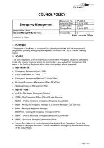 CPL275 Emergency Management V04