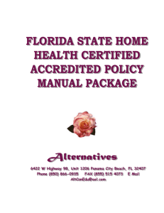 Florida Certified Accreditation Compliant Policy