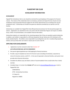Scholarship Application (MS Word)