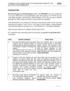 Jul - Dec 2011 - Hind Energy and Coal Benefication