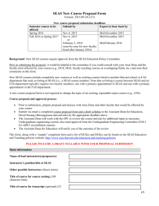 SEAS New Course Proposal Form