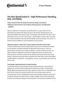 The New SportContact 6 – High-Performance