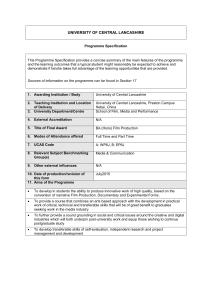 BA (Hons) Film Production (July 2015)