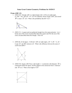 Geometry Questions (with Solutions)