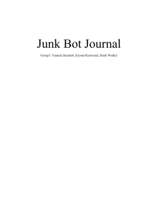 Junk Bot Journal