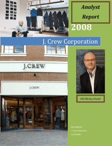 J. Crew Corporation