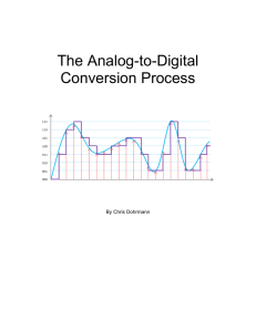 The Analog-to-Digital Conversion Process: A Technical Description