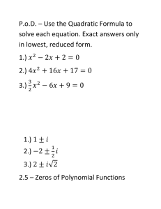 2.5 Notes (Completed) - Fort Thomas Independent Schools