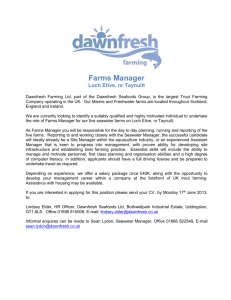 Farms Manager - Dawnfresh Seafoods