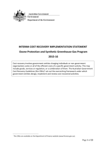 26 June Ozone - Interim CRIS to meet 1 July 2015 publication