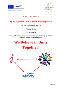 We Believe in Unity Together - Infoletter - Salto