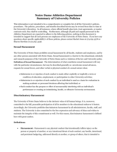 University Policy Sheet - RecSports