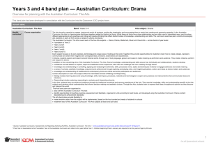 The Arts - Queensland Curriculum and Assessment Authority