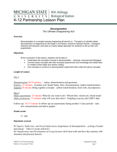 K-12 Partnership Lesson Plan