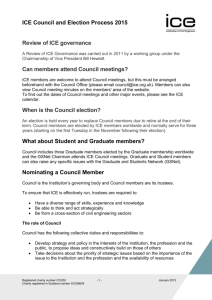 When is the Council election? - Institution of Civil Engineers