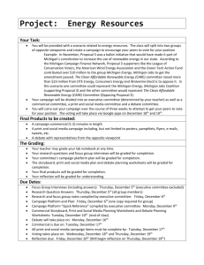 Project: Energy Resources Your Task