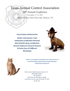 Details - Texas Animal Control Association