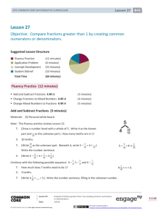 Grade 4 Mathematics Module 5, Topic E, Lesson 27