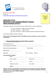 Application form 2012