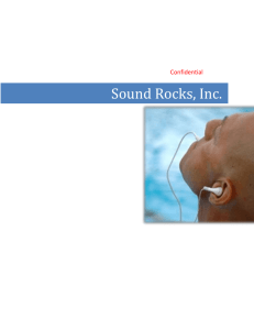 Sound Rocks, Inc. - University of Texas at El Paso