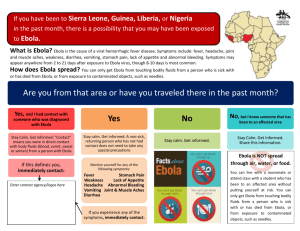 What is Ebola? - University of North Carolina