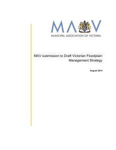 MAV submission to Draft Victorian Floodplain Management Strategy