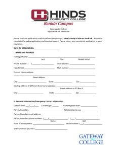 Application - Hinds Community College