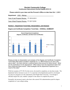 13-14 Annual Update - Sinclair Community College