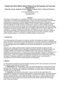 SoTL Report - The Center for Teaching and Learning