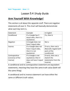 Lesson 5.4 Study Guide
