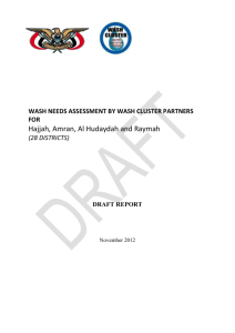 Draft Report - HumanitarianResponse