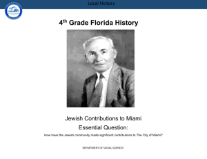 Jewish Contributions in Miami