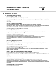 2013 Annual Report - Department of Electrical Engineering