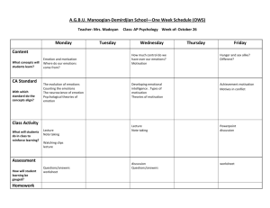 AP Psychology for the week of October26