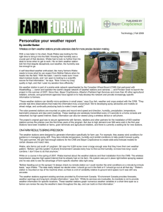Farm Forum - WeatherBug® Your Weather Just Got Better