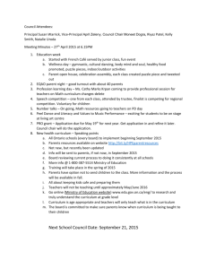 A-1 Annex A APPOINTMENT AND POSTING OF PRINCIPALS Table