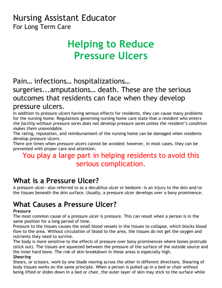 how quickly can pressure ulcers develop