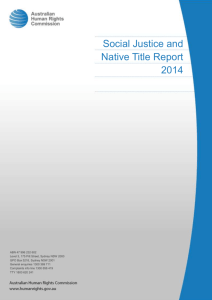docx of "Social Justice and Native Title Report 2014"