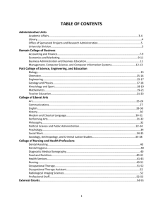 2012 Faculty and Staff Scholarly and Creative Works Report