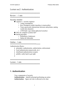 Password - Department of Computer Science