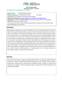 MSc in Biotechnology Dissertation Project – 2nd Cycle Aprovado