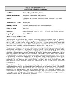 recruitment role profile form - Jobs