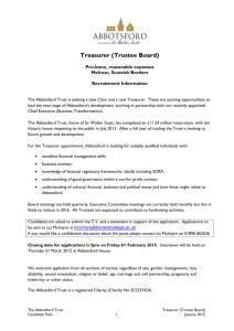 Treasurer (Trustee Board)